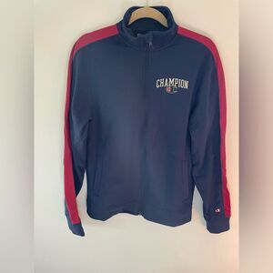 Champion Game Day Full Zip Athletic Men's Track Jacket S NWOT Navy Blue